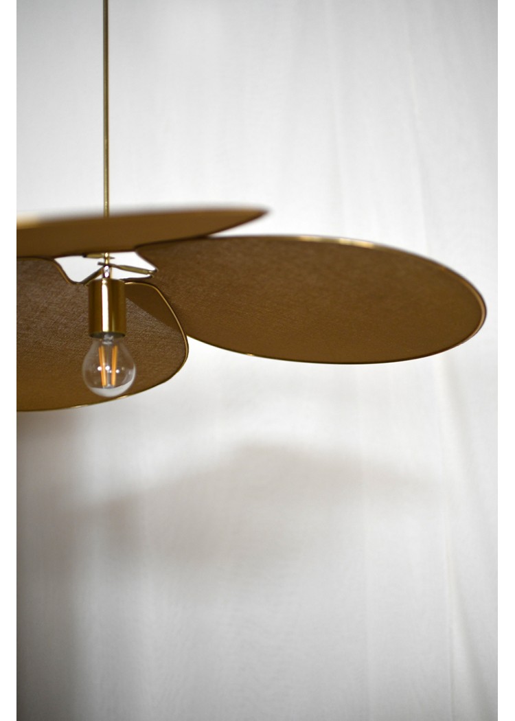 Pendant light Pensée, color cumin